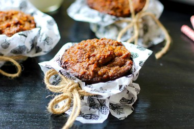 Bezlepkové tekvicové muffiny