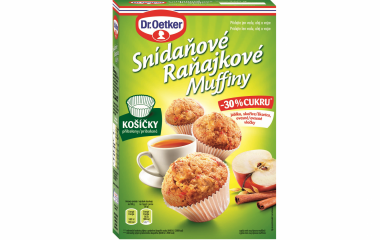 Jedinečná novinka od Dr.Oetker – prvé Raňajkové muffiny na trhu